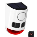 Solar Motion Sensor Dog Barking Alarm