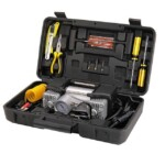 Portable Double Cylinder Car Air Compressor with Tools