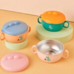 Children’s Cartoon Stainless Steel Food Bowl