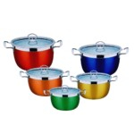 Colorful Cookware Pot Set