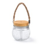 Portable Ice Glass Humidifier with Colorful Light