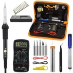 60W Soldering Iron Kit Adjustable Temp with LCD