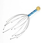 Scalp Head Massager with Metal Tips