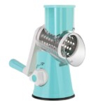 Round Mandolin Drum Slicer Rotary Cheese And Vegetable Grater