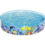 Inflatable Kids Pool Safe Backyard Water Play