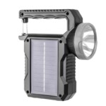 Portable LED Flashlight Solar Powerd