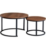 2 Piece Nesting Coffee Table Set
