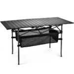Folding Camping Table Aluminum Adjustable Height