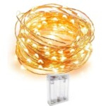 10M Copper Wire Battery Operated Fairy Light Warm White