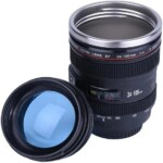 Stainless Steel Camera Lens Coffee Mug