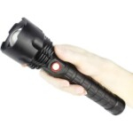 Multi functional Rechargeable Zoom Flashlight