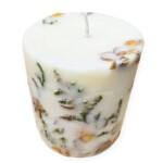Elegant Floral Scented Jar Candle