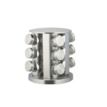 Rotating Spice Rack Stainless Steel Jar