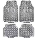Metallic Car Mat Set 4 Piece Set