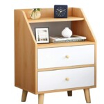 Compact Nightstand Side Table
