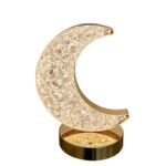 Crystal Moon Rechargeable Decorative Table Lamp