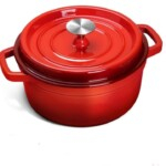 28cm Round Cast Iron Casserole