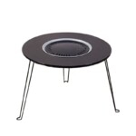 Folding Round BBQ Table Stove