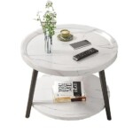 Round Wooden Coffee Table