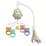 Rechargeable Remote Control Bed Bell Rattle Toy