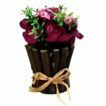 RED Wild Flower With Pot