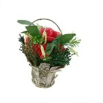 Shind Cherry Plant Artificial Plant with Pot