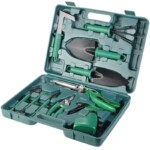Durable Garden Tool Set with Storage Case
