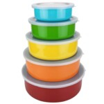 Stainless Steel Mixing Bowl Set with Lids