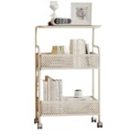 3 Tier Slim Storage Cart with Wheels