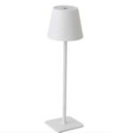 Rechargeable 3 color LED Metal Table Lamp