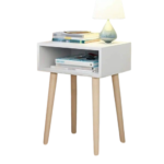 Contemporary Wooden Bedside Table Pack Of 2