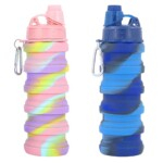 Collapsible Portable Sport Water Bottle 2 Piece