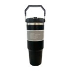 0.89L Stainless Steel Tumbler with Straw