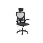 High Back Ergonomic Mesh Computer Chair with Headrest - Adjustable Armrests