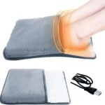 USB Fleece Heated Feet Warmer Pad