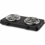 Portable Double Electric Stove 2000W with Dual Control
