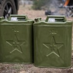 Pack of 2 Portable Petrol/Diesel Storage Container -10L (Green)