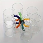 6 x High Borosilicate Glass Cups 300ml