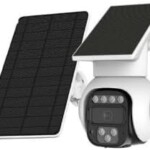 Solar Powered Security Camera With Panel