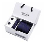 Luxury 5-Piece Blue Tie Set