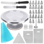 35 In 1 Aluminium Cake Turntable & Decorating kit
