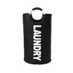 90L Extra Large Collapsible Laundry Basket-Black
