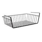 Under Cabinet Storage Shelf Wire Basket - Black