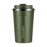 510ml Stainless Steel Vacuum Travel Coffee Mug -Green