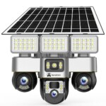 15MP Triple Lens 4G Solar Security Camera with 360° PTZ