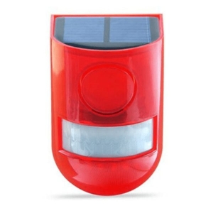 Andowl Solar Warning Light with Sound – Q-A223 – Red