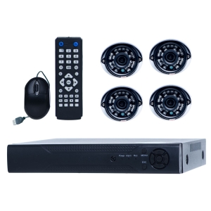 Full CCTV Security Recording System – 4 Channel/Cameras