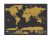 Large World Scratch Off Travel Map Poster