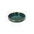 Green Round Dinner Plate With Gold Rim 20cm