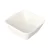 White Square Ceramic Dessert Bowl